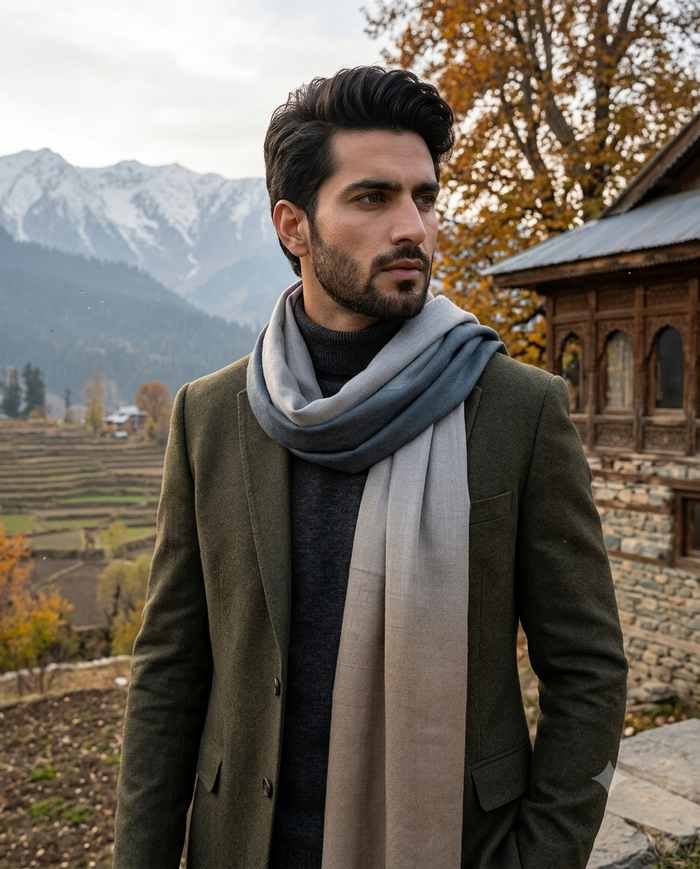 Pashmina ombre unisex muffler